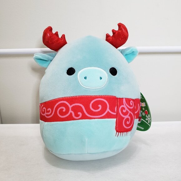 Squishmallows Wyndmoor the Moose 8" Christmas Squad B Plush - Picture 2 of 5